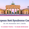European Rett Syndrome Congress, Berlin: connecting people – sharing knowledge Capture d’écran 2016-07-30 à 16.30.32