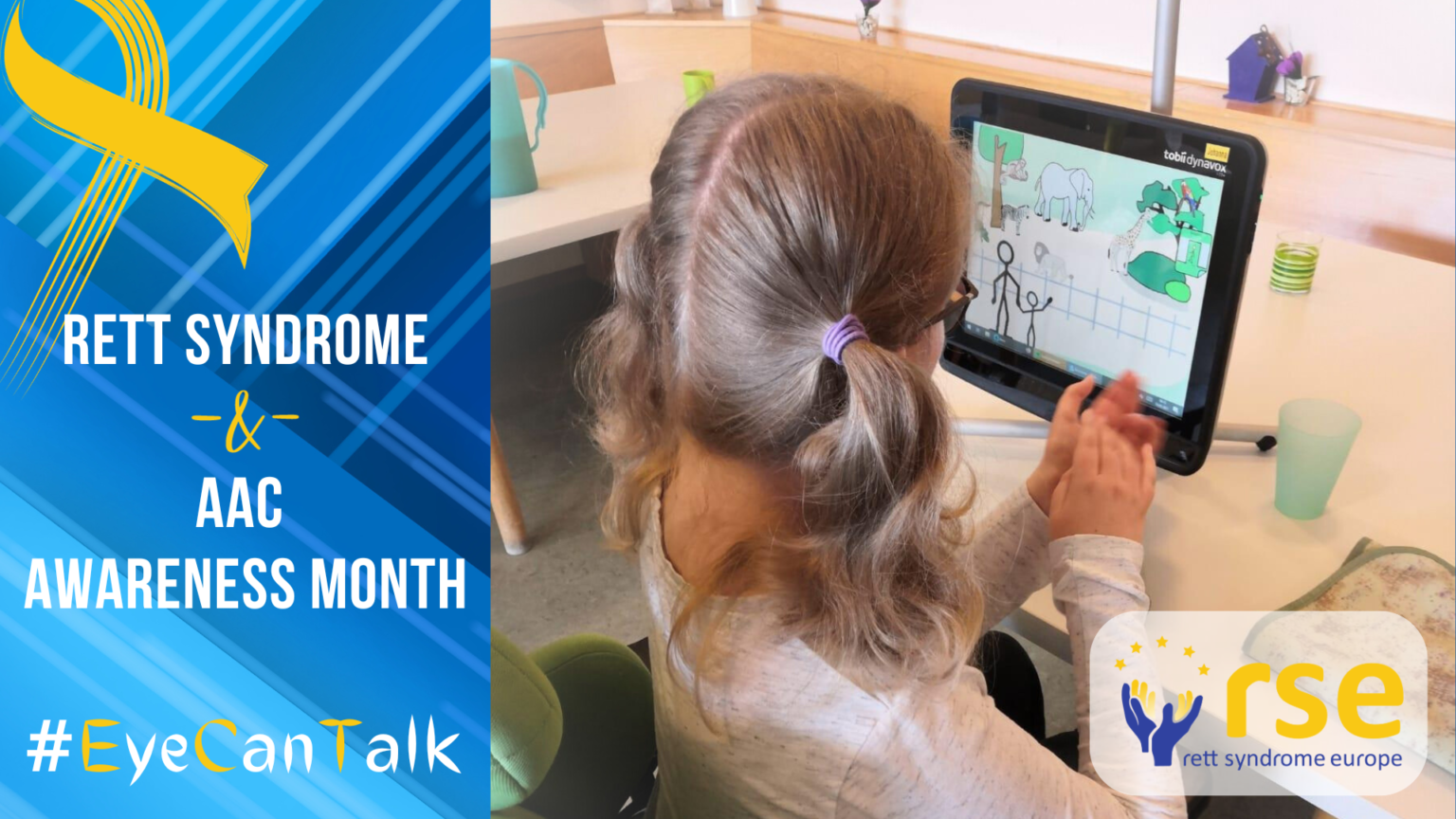 #EyeCanTalk – Johanna and Our Experience with Tobii – Rett Syndrome Europe